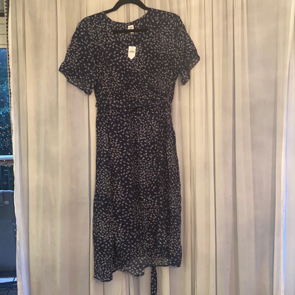 Gap Maternity Floral Dress Size Large New With Tags